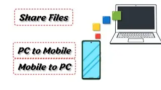 Share Files PC to Mobile - Mobile to PC Without Cable