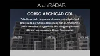 Corso GDL ARCHICAD - ArchiRADAR