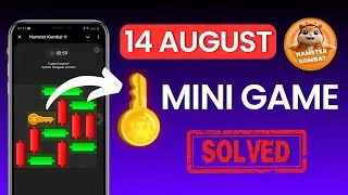 14 AUGUST Mini Game Hamster Kombat | Hamster Kombat Key | Mini Game Puzzle (Solved 100%)