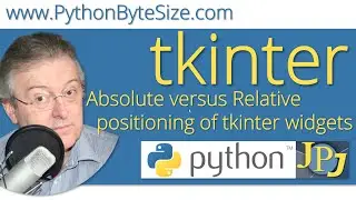 Absolute versus Relative positioning of tkinter widgets