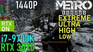 Metro Exodus (DXR) RTX 3070 & 9700K 4.7GHz - Max Settings 1440P