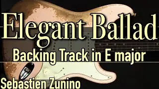 Elegant Ballad Backing Track in E major SZBT 1025