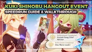 kuki shinobu hangout event speedrun option (SUPER FAST OPTION) save your time!!!