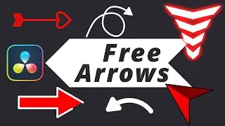 10 Free animated Arrows - Davinci Resolve Presets