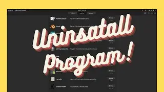 How to uninstall software or program in Ubuntu || Linux