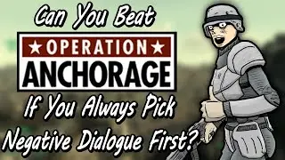 Can You Beat Operation: Anchorage By Choosing The Most Negative Dialogue First?