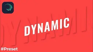 Dynamic Title Animation Preset For Alight Motion 🔥