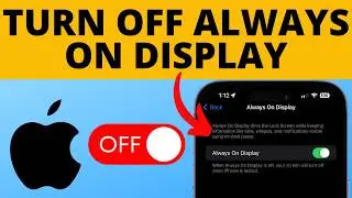 How to Turn Off Always On Display on iPhone