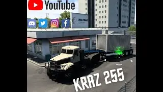 Euro Truck Simulator 2 - 1.41 - Kraz 255&258 Modu Yaptım - Full Modifiye Paket - Yük Çektim - Efsane