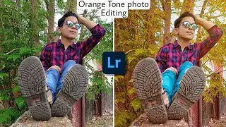 Lightroom Orange Tone photo Editing. lightroom orange effect photo Editing.🔥Lightroom New editing🔥