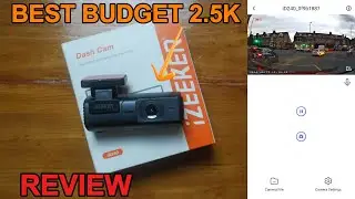 iZEEKER iD240 2 5K Wi-Fi Dash Cam Unboxing & Review