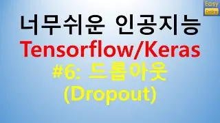 #6강: 드롭아웃(Dropout) - 너무쉬운 인공지능 Tensorflow/Keras