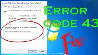 How To Fix Windows Display Adapter Code 43 Error