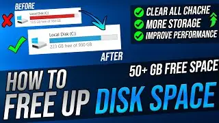 🔧 How to FREE Up Disk Space on Windows 10, 8 or 7! | More than 50GB+!