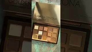 Natasha Denona Golden palette #natashadenona #golden #makeup #косметика #свотчи #свотчикосметики