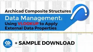 VLOOKUP Formulas to Add Cost Properties to Archicad Composite Structures!