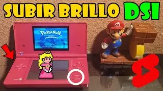 Truco para SUBIR EL BRILLO RÁPIDO en una Nintendo DSi (TKTOK) #shorts