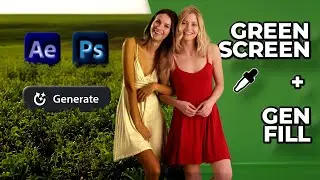 How to Master Chroma Keying in 2024: After Effects Green Screen Compositing with Generative Fill