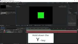 Adobe After Effects - Move Anchor Point and animate 3D Object