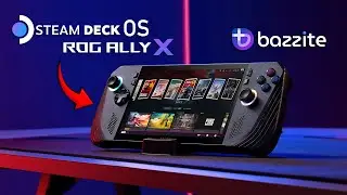 ROG ALLY X Runs Steam Deck OS Like A Champ! Ultimate Bazzite Linux Handheld