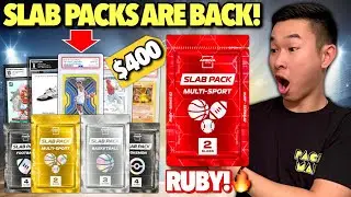 The SLAB PACK mystery packs are BACK with new $400 RUBY packs & HUGE CHASERS (BOOM)! 😱🔥