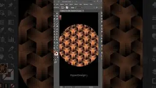 Make Geometric Overlapping Pattern In Illustrator #shorts