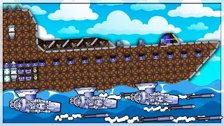 EXTREME Epic Battleships On The Actual Ocean MOD | Forts