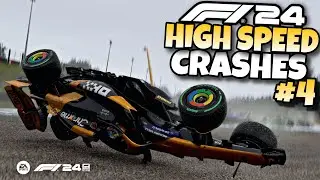 F1 24 HIGH SPEED CRASHES #4