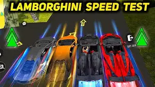 All Lamborghini Skin Speed Test | Free Fire Lamborghini Event