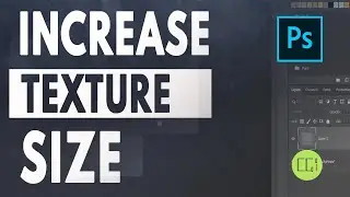 🐆 SIZE OF TEXTURE - How To Increase - Photoshop Tip Beginners