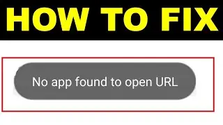 How to Fix No App found to Open URL In Android