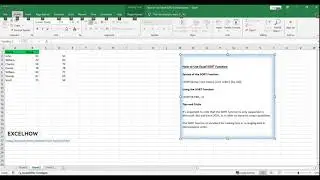 How to Use Excel SORT Function