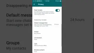 WhatsApp | Default Message Timer | Automatic Disappearing Messages #whatsapp