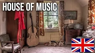 Abandoned House of Music in England - Music instruments left inside