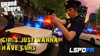GTA 5 LSPDFR - Female Cop Patrol - Try Not To Laugh or Grin Challenge!