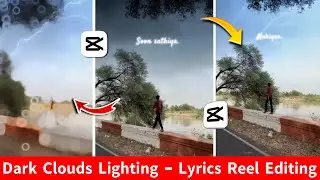 Dark cloud sky change video editing | Cloud & Lyrics Reel Video Editing | Reels Video Editing |