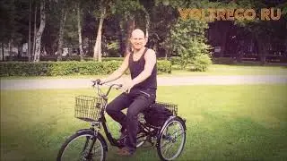 Трехколесный складной электрический велосипед DOONKAN Trike 24 Обзор Voltreco.ru