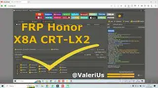 FRP Honor X8A CRT-LX2 Сброс Аккаунта Гугл. Unlocktool. TestPoint. Удалённая разблокировка