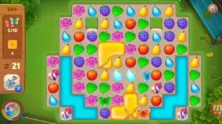Gardenscapes level 584 walkthrough.