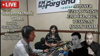 FARG'ONA FM RADIOSI 90.8 TO'LQINLARIGA MENI MEXMON SIFATIDA TAKLIF ETISHDI.