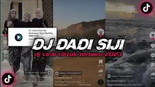 DJ DADI SIJI BY DJ KIKI RMX SOUND VIRAL TIKTOK TERBARU YANG KALIAN CARI !!