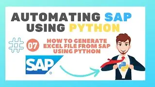 07   How to generate report in Excel using Python with data from SAP