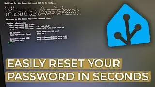 Reset your Home Assistant Password 2024