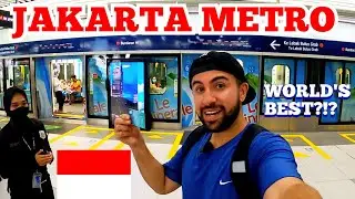 JAKARTA MRT FOR THE FIRST TIME!!! | JAKARTA Metro Rail Transit System Indonesia 2022