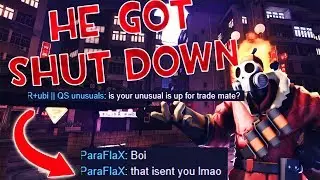 [TF2] SCAMMER GETS BRUTALLY SHUT DOWN (Funny Trades & Scam Attempts)