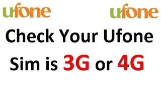 How To Check Your Ufone Sim is 3G or 4G? | ufone 4g sim check code | ufone sim 4g karne ka tarika