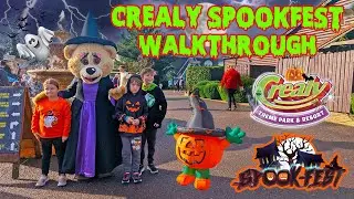 Crealy Theme Park Spook-Fest Complete Virtual Tour (Oct 2024) [4K]