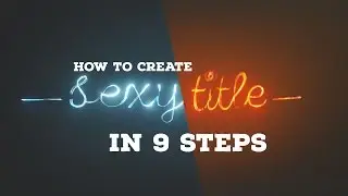 Blender Tutorial: Create Sexy Title in 9 Steps