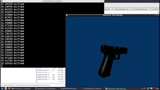 Opengl Tutorial  -  Tutorial 9  - VBO Indexing - Pistol. /glfw, glew, glm/