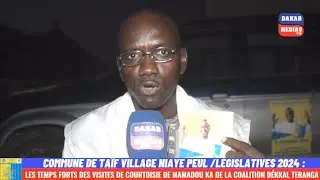 LÉGISLATIVES 2024 : VISITE DE COURTOISIE DE MAMADOU KA DE LA COALITION DÉKKAL TERANGA À NIAYE PEUL..